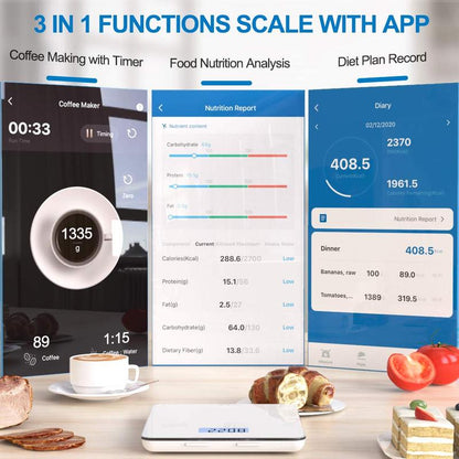 Smart Food Scale for Keto & Macro Tracking