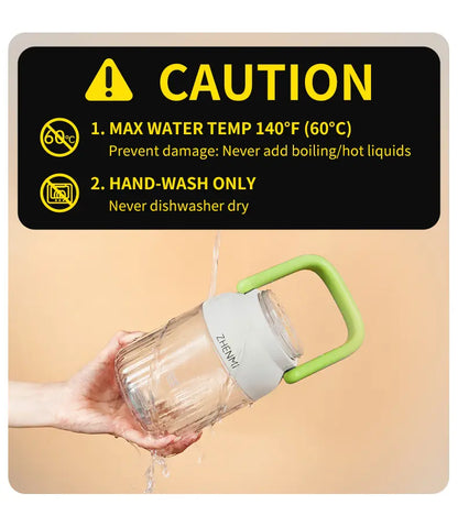 ZHENMI Cordless Blender – 33oz Smoothie & Shake Maker