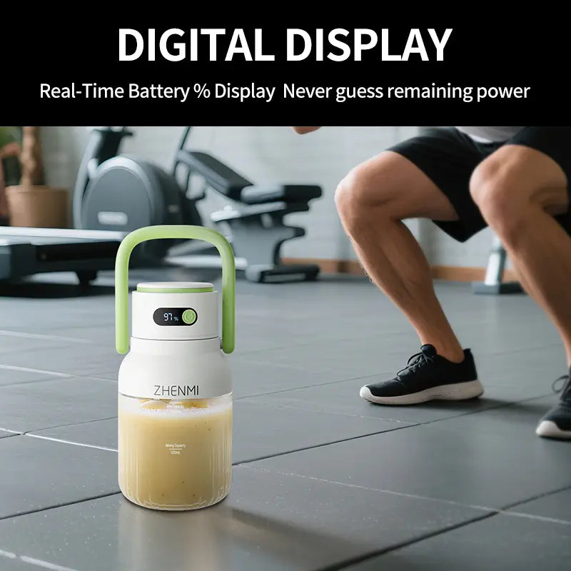 ZHENMI Cordless Blender – 33oz Smoothie & Shake Maker